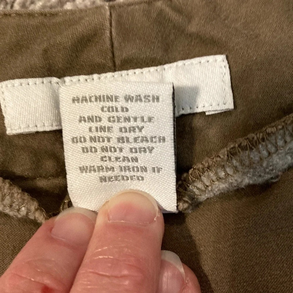 Dressbarn Flat Front Khaki Pants 10 - Picture 9 of 13